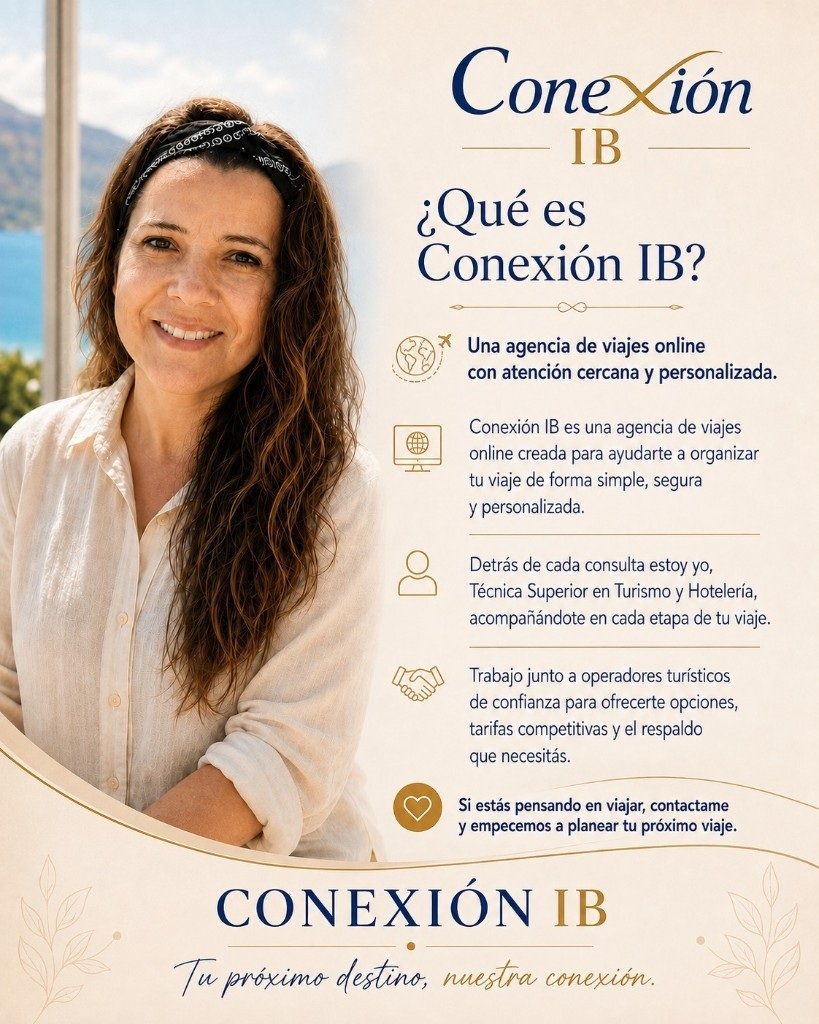 ¿Qué es Conexión IB? — Agencia de viajes online con atención cercana y personalizada